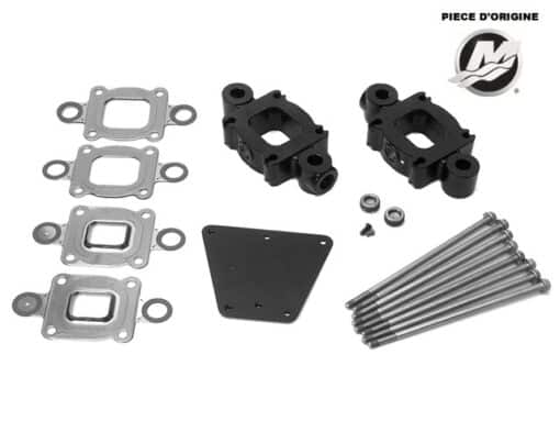 BK-865995A01- Kit 2 rehausses 1.7 pouces (43,18 mm) -Mercruiser V6 et V8 - 2002 et + - (Joint sec / dry)