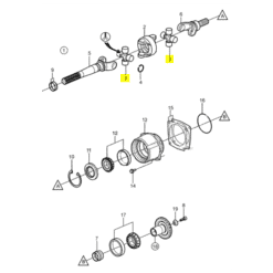 REC3850812 - Croisillon de cardan - Embase Volvo Penta DP-S et SX / Mercruiser ALPHA ONE et BRAVO - Volvo Penta 3850812 / Mercruiser 75832T1 / OMC 3850812