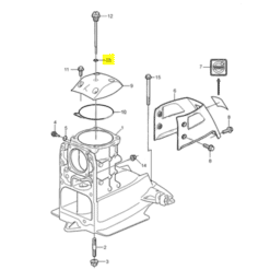 REC3852045 - Joint torique - Embase SX / SX-M / SX-C / DP-SM / DP / DPS - Mercruiser 25-62704 / Volvo Penta 3852045 / OMC 303067