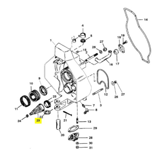 REC74639Q02 - Soufflet de câble - ALPHA ONE GEN 1 et 2 / BRAVO 1, 2, 3 et XR - Mercruiser 74639A2 / OMC 0508696