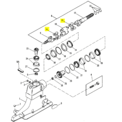 REC805536A2 - Croisillon de cardan - Embase ALPHA ONE GEN 2 - Mercruiser 805536A2