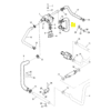 REC32-33189 - Durite moteur - Thermostat vers pompe de circulation d'eau - GM V6 et V8 - Mercruiser 32-861590A05 / OMC 0312781