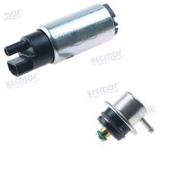 REC866169T01 - Pompe à essence électrique haute pression + régulateur Mercruiser 866169A01 / Yamaha 6C5-13907-00