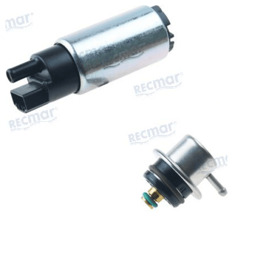 REC866169T01 - Pompe à essence électrique haute pression + régulateur Mercruiser 866169A01 / Yamaha 6C5-13907-00