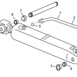 REC3852165 - Joint torique flexible de trim - Mercruiser 802047 / Volvo Penta 3852165 / OMC 0321117