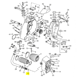 REC3852535 - Joint torique - Volvo Penta SX 3852535 / Mercruiser 25-35027 / OMC Cobra 0777930