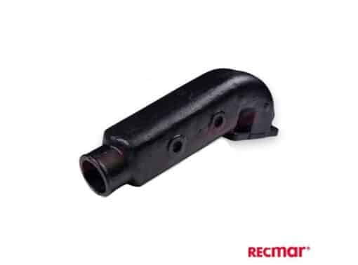 MAR018 - Coude d'échappement Indmar - Angle 30° - V8 GM 305 350 et Ford 302 351CID - (Joint humide / wet)