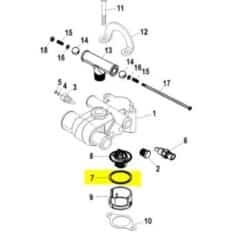 joint de thermostat Mercruiser 27-806871 - REC27-47510Q