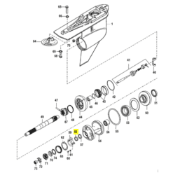 REC26-12224 - Joint Spi d'huile - Embase ALPHA ONE GEN 1 et 2 - Mercruiser 26-12224