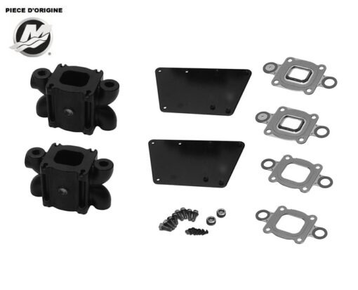 BK-866208A02 - Kit rehausses échappement - 4.7" (199mm) - Article Original - GM V6 et V8 - Mercruiser 866208A02