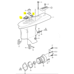 REC23022 - Kit joint embase inferieur SX-A - Volvo Penta 3888821