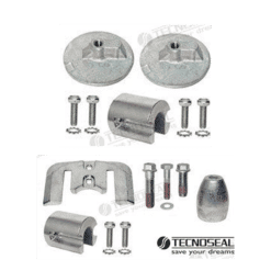 TENKITBRAVOIII-04 - Kit anodes - BRAVO III - ZINC - Mercruiser 888761Q02 - (2004)