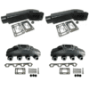 Kit Complet Collecteurs 91-81 + Coudes HOT20907 FORD / INDMAR - V8 GM 305 5.0L/350 5.7L et 302 5.0L/351 5.8L CID - (Joint humide / wet)