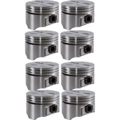 RCK-817P-030 - 8 Pistons - GM V8 5.0L - Cote réparation +0.30 - VORTEC - MERCRUISER 802557T / VOLVO PENTA 3857667 / OMC 0986328