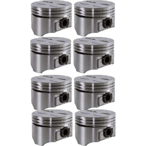 RCK-817P-030 - 8 Pistons - GM V8 5.0L - Cote réparation +0.30 - VORTEC - MERCRUISER 802557T / VOLVO PENTA 3857667 / OMC 0986328