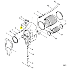 REC26-8164641 - Joint spi - Embase ALPHA ONE GEN 1 et 2 - Mercruiser 26-8164641