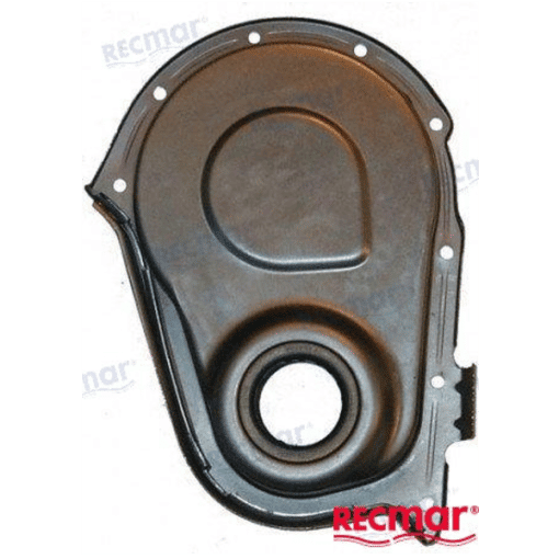 REC59341A1 - Carter de distribution - ACIER - GM L4 3.0L - Mercruiser 59341A1 / Volvo Penta 3853135 / OMC 0508990