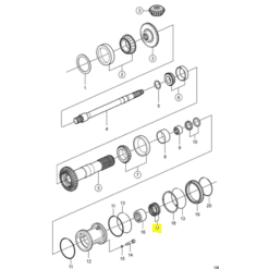 REC851407 - Joint spi arbre d'hélice - Embase DP-SM et DP-S - Volvo Penta 851407 / OMC 0851407