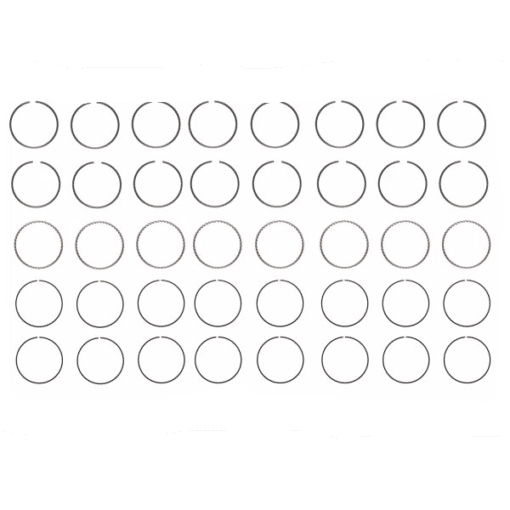 RCK-M10228 - Kit segments 8 pistons - Cote réparation .040 - V8 5.0L, 5.7L - 1996+ - Mercruiser 8018611 / Volvo Penta 21179959