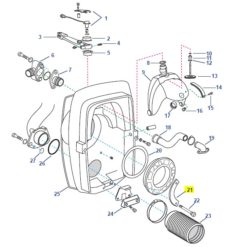 REC806624 - Plaque support - Embase DP et DPS - Volvo Penta 806624 / OMC 806624