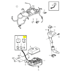 RM3841366 - Relais pompe allumage - GM L4 3.0L / V6 4.3L / V8 5.0L , 5.7L , 8.1L - GXI - Volvo Penta 3841366