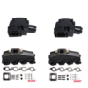 Kit Complet Collecteurs MAR078 + Coudes REC98504A3 Mercruiser GM 454 / 502 CID – V8 – 7.4L / 8.2L – 1981 et + (Joint humide / wet)