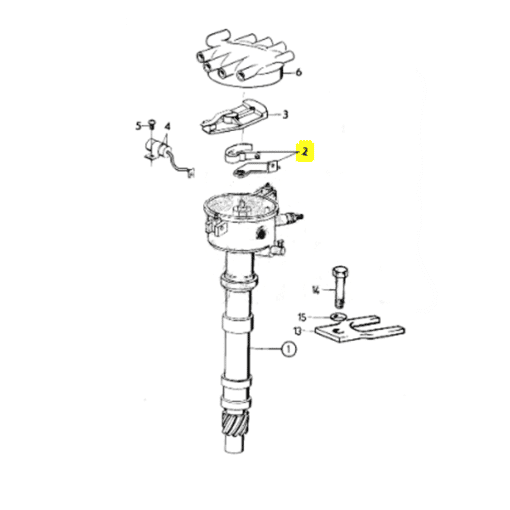 REC391-5090 - Vis platinée - MALLORY - GM V8 - Mercruiser 391-5090 / Volvo Penta 835304 / OMC 0173619