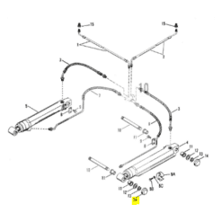 REC19-815951 - Cache axe de trim - Embase ALPHA ONE GEN 2 - Mercruiser 19-815951