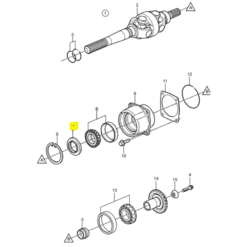 REC3852272 - Joint spi cardan - Embase DP-S / SX / DPS / SX-A / SX-C - Volvo Penta 3852272 / OMC 0768711