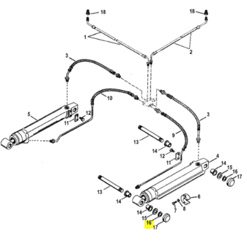 REC53-815949 - Clip axe vérin de trim - Embase ALPHA ONE GEN 2 - Mercruiser 53-815949