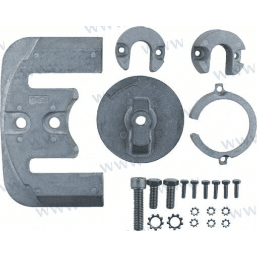 RECKITMBRAVO1AL - Kit anodes - Aluminium - Embase BRAVO 1 - Mercruiser 888758Q02