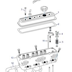 FEL17340 - Kit joints collecteur d'admission - GM V8 454 7.4L - GEN 4 / 5 / 6 / sauf HO / EFI - Trous ovales - Mercruiser 27-49113 / Volvo Penta 856616 / OMC 0508726