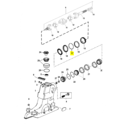 REC25-70937 - Joint torique - Embase ALPHA ONE GEN 1 et 2 - Mercruiser 25-70937 / OMC 911686