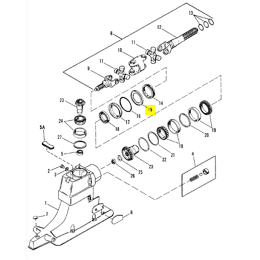 REC35983 - Bague - Embase ALPHA ONE GEN 1 et 2 - Mercruiser 35983