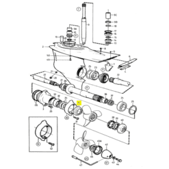 REC3858457 - Rondelle butée - Embase DP / SP - Volvo Penta 3858457