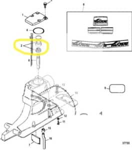 REC31-61100A1 - Roulement conique haut d 'embase Mercruiser alpha one gen1 et 2 - 31-61100A1