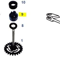 REC851430 - Bague embase Volvo Penta 851430