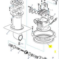 REC21389074 - Kit soufflet Saildrive 100-150S Volvo Penta 21389074