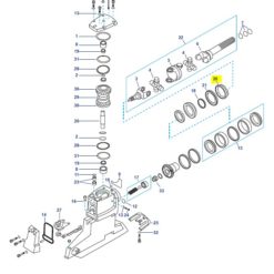 RM11-92004 - Ecrou de retenue Bravo Mercruiser 11-92004