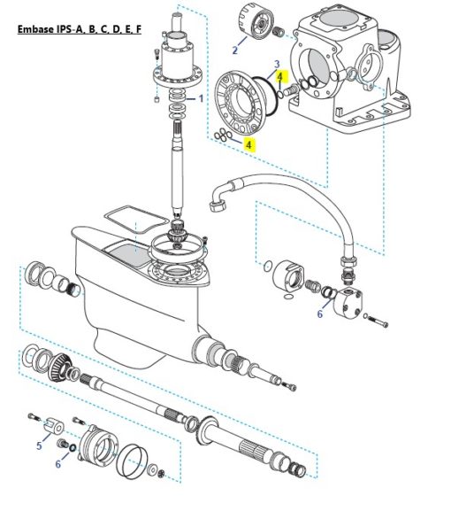 REC955989 - Joint torique embase Volvo Penta 955989