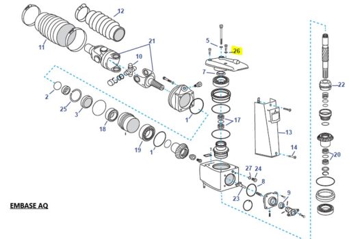 REC955989 - Joint torique Volvo Penta 955989