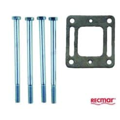 REC53400 - Kit montage coude échappement V6 4.3L Mercruiser 807914, 807988 - 8079