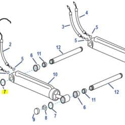 Rondelle trim Volvo Penta