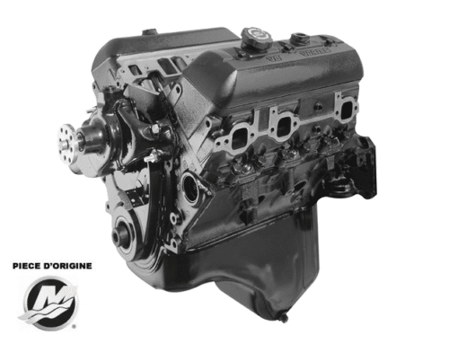 Moteur Marin reconditionné - GM 4.3L V6 - 262 CID - NON VORTEC - TYPE GM262-LIT -1992 à 1999 - Carter inferieur / de distribution / caches culbuteurs et pompe à eau 8M0188292 