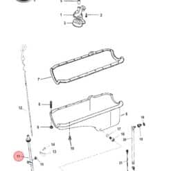 BK-860209A1 - Tube de jauge à huile Mercruiser 860209A1