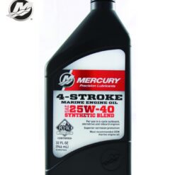 BK-8M0206955- HUILE MOTEUR 25W40 SYNTHETIQUE 1L ORIGINAL MERCRUISER / MERCURY