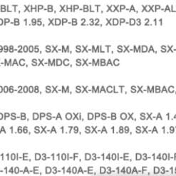 KIT JOINTS VERIN DIRECTION VOLVO PENTA SX-A , SX-M , DPS.
