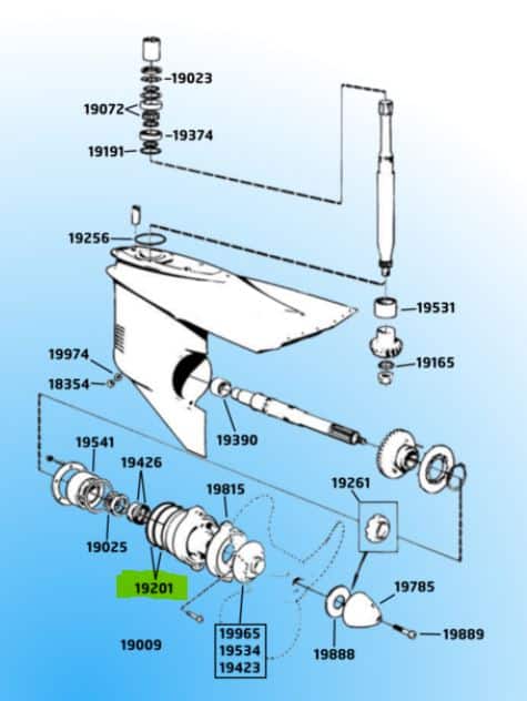 Joint torique Volvo Penta 925261 Se monte sur les embases :  200 250 270 270T 280 280T 285A 290 290A SP-A SP-A/MT SP-A1 SP-A2 SP-C SP-C1